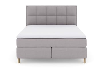 Ruudullinen Sängynpääty 180 cm - Vaaleanharmaa