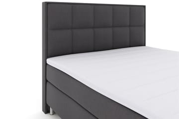 Sänkypaketti Choice No 3 180x200 Medium - Tummanharmaa/Metallijalat - Huonekalut - Sänky - Jenkkisängyt