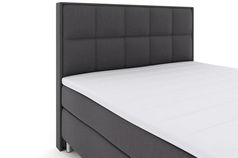 Sänkypaketti Choice No 3 180x200 Medium - Tummanharmaa/Metallijalat - Huonekalut - Sänky - Jenkkisängyt
