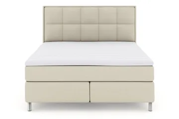 Ruudullinen Sängynpääty 210 cm - Beige