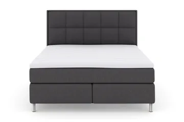 Ruudullinen Sängynpääty 210 cm - Tummanharmaa