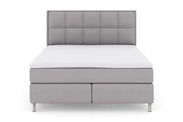 Ruudullinen Sängynpääty 210 cm - Vaaleanharmaa