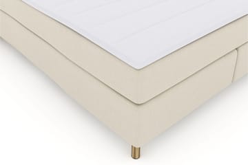 Sänkypaketti Choice No 3 210x210 Kova/Medium - Beige/Kuparijalat - Huonekalut - Sänky - Jenkkisängyt