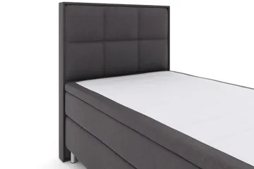 Sänkypaketti Choice No 4 120x200 Kova - Tummanharmaa/Metallijalat - Huonekalut - Sänky - Jenkkisängyt