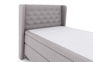 Sänkypaketti Choice No 4 120x200 Medium - Vaaleanharmaa/Hopeajalat - Huonekalut - Sänky - Jenkkisängyt