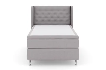 Sänkypaketti Choice No 4 120x200 Medium - Vaaleanharmaa/Hopeajalat - Huonekalut - Sänky - Jenkkisängyt