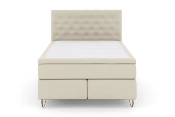 Topattu Sängynpääty 140 cm - Beige
