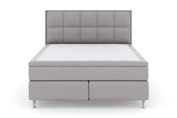 Ruudullinen Sängynpääty 160 cm - Vaaleanharmaa