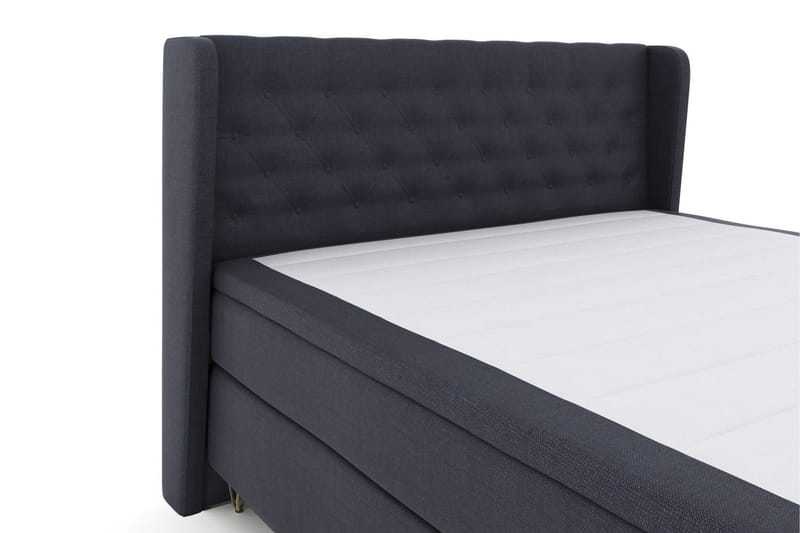 Sänkypaketti Choice No 4 180x200 Medium - Sininen/V-Malli Metallijalat - Huonekalut - Sänky - Jenkkisängyt