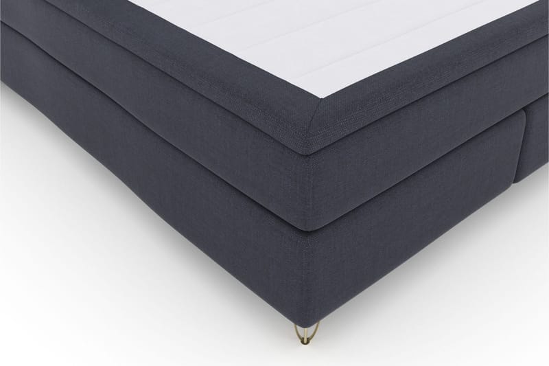 Sänkypaketti Choice No 4 180x200 Medium - Sininen/V-Malli Metallijalat - Huonekalut - Sänky - Jenkkisängyt
