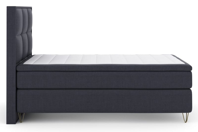 Sänkypaketti Choice No 5 120x200 Kova Lateksi - Sininen/V-Malli Metallijalat - Huonekalut - Sänky - Jenkkisängyt