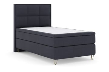 Sänkypaketti Choice No 5 120x200 Kova Lateksi - Sininen/V-Malli Metallijalat - Huonekalut - Sänky - Jenkkisängyt