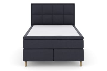 Sänkypaketti Choice No 5 140x200 Kova Watergel - Sininen/Kuparijalat - Huonekalut - Sänky - Jenkkisängyt