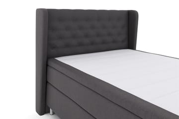 Sänkypaketti Choice No 5 140x200 Kova/Medium Watergel - Tummanharmaa/Metallijalat - Huonekalut - Sänky - Jenkkisängyt