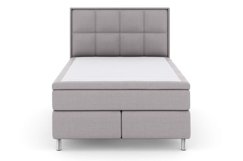 Sänkypaketti Choice No 5 140x200 Kova/Medium Watergel - Vaaleanharmaa/Metallijalat - Huonekalut - Sänky - Jenkkisängyt