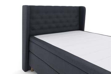 Sänkypaketti Choice No 5 140x200 Medium Watergel - Sininen/Metallijalat - Huonekalut - Sänky - Jenkkisängyt