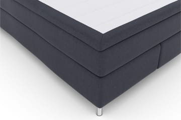 Sänkypaketti Choice No 5 160x200 Kova Watergel - Sininen/Metallijalat - Huonekalut - Sänky - Jenkkisängyt
