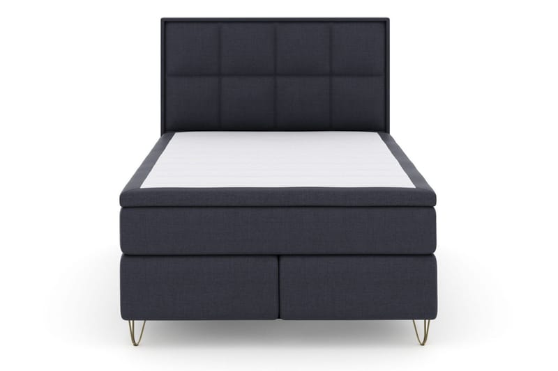 Sänkypaketti Choice No 5 160x200 Kova/Medium Watergel - Sininen/V-Malli Metallijalat - Huonekalut - Sänky - Jenkkisängyt