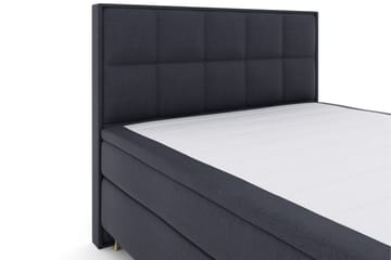 Sänkypaketti Choice No 5 180x200 Kova Lateksi - Sininen/Kulta Jalat - Huonekalut - Sänky - Jenkkisängyt