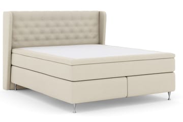 Sänkypaketti Choice No 5 180x200 Kova Watergel - Beige/Hopeajalat - Huonekalut - Sänky - Jenkkisängyt