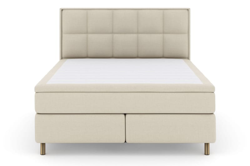 Sänkypaketti Choice No 5 180x200 Medium Watergel - Beige/Kuparijalat - Huonekalut - Sänky - Jenkkisängyt