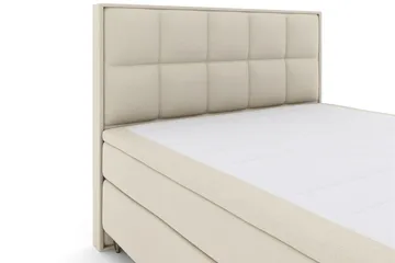 Sänkypaketti Choice No 5 210x210 Medium Lateksi - Beige/V-Malli Metallijalat - Huonekalut - Sänky - Jenkkisängyt