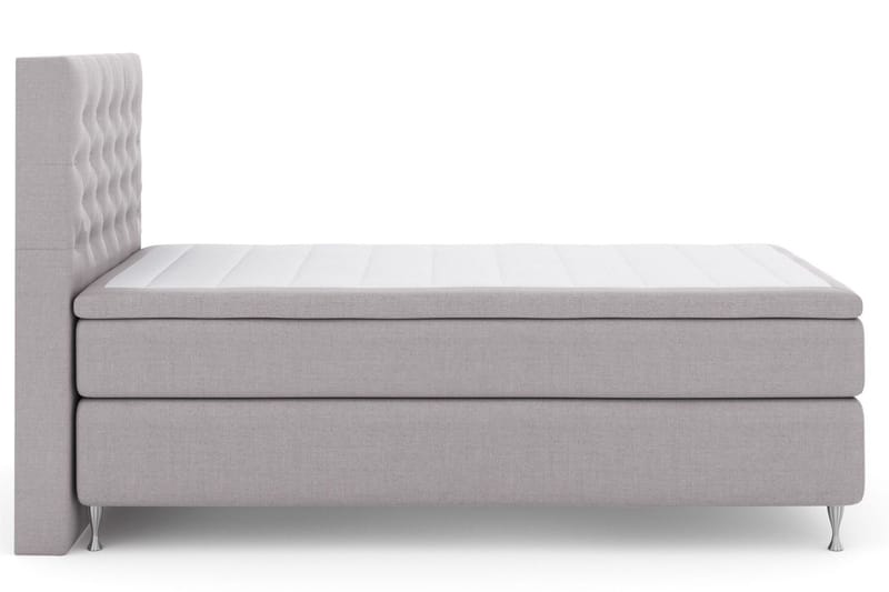 Sänkypaketti Choice No 6 120x200 Kova Watergel - Vaaleanharmaa/Hopeajalat - Huonekalut - Sänky - Jenkkisängyt