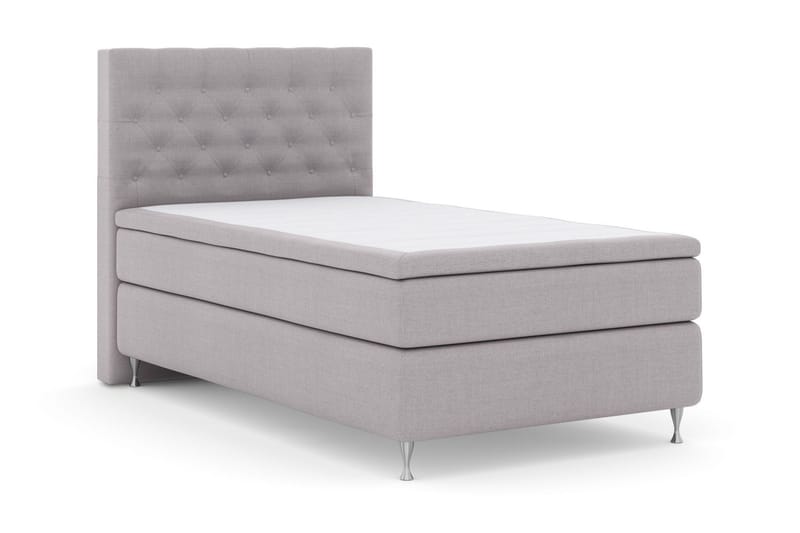Sänkypaketti Choice No 6 120x200 Kova Watergel - Vaaleanharmaa/Hopeajalat - Huonekalut - Sänky - Jenkkisängyt