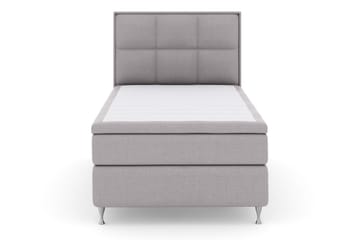 Ruudullinen Sängynpääty 120 cm - Vaaleanharmaa