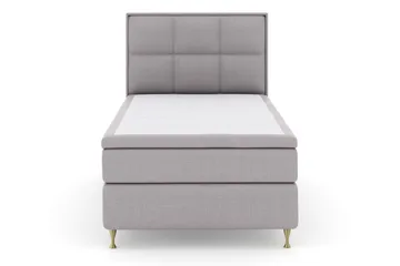 Ruudullinen Sängynpääty 120 cm - Vaaleanharmaa
