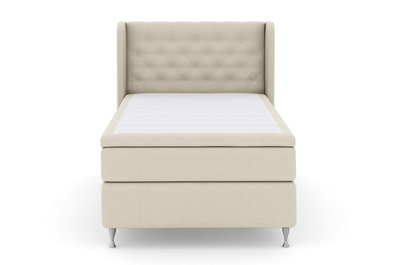 Sänkypaketti Choice No 6 120x200 Medium Memory/Pussijousi - Beige/Hopeajalat - Huonekalut - Sänky - Jenkkisängyt