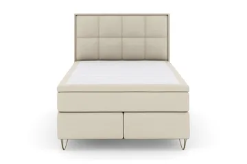 Ruudullinen Sängynpääty 140 cm - Beige