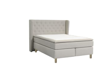 Sänkypaketti Choice No 6 160x200 Kova Memory/Pussijousi - Beige/Kuparijalat - Huonekalut - Sänky - Jenkkisängyt