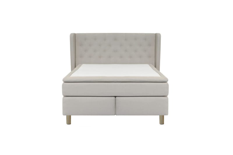 Sänkypaketti Choice No 6 160x200 Kova Memory/Pussijousi - Beige/Kuparijalat - Huonekalut - Sänky - Jenkkisängyt
