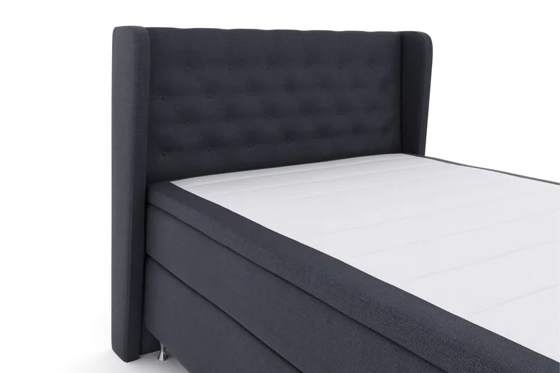 Sänkypaketti Choice No 6 160x200 Kova Watergel - Sininen/Hopeajalat - Huonekalut - Sänky - Jenkkisängyt