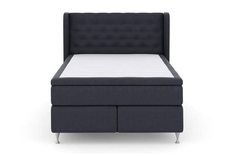 Sänkypaketti Choice No 6 160x200 Kova Watergel - Sininen/Hopeajalat - Huonekalut - Sänky - Jenkkisängyt
