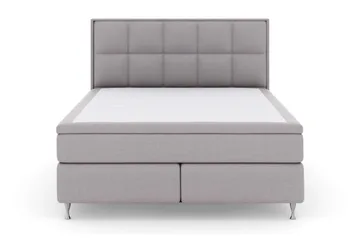 Ruudullinen Sängynpääty 160 cm - Vaaleanharmaa