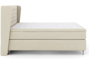 Sänkypaketti Choice No 6 180x200 Kova Watergel - Beige/Hopeajalat - Huonekalut - Sänky - Jenkkisängyt