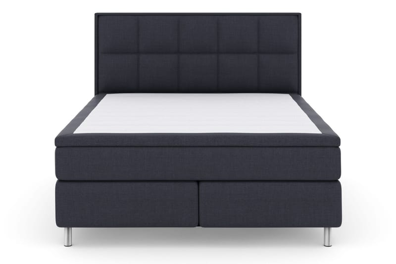 Sänkypaketti Choice No 6 180x200 Kova/Medium Watergel - Sininen/Metallijalat - Huonekalut - Sänky - Jenkkisängyt