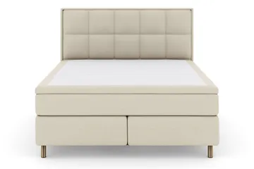 Ruudullinen Sängynpääty 210 cm - Beige