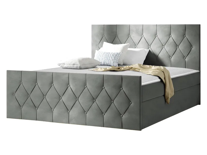 Jenkkisänky 167x216 cm, Harmaa