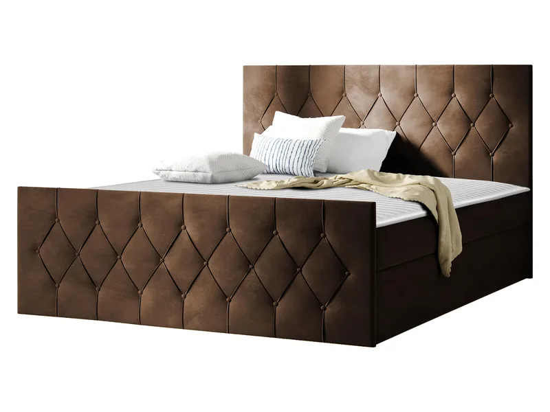 Jenkkisänky 167x216 cm, Ruskea