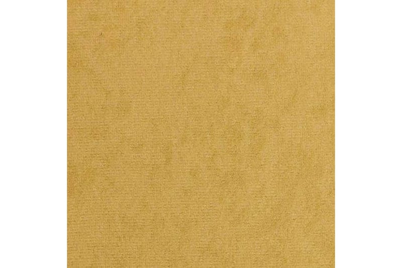 Jenkkisänky 207x216 cm - Keltainen - Huonekalut - Sänky - Sänkypaketti