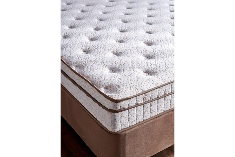 Jenkkisänky Eathelin 90x190 cm - Vaaleanruskea - Huonekalut - Sänky - Yhden hengen sängyt