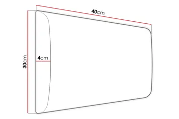 Jenkkisänky Forenza 120x200 cm+Paneeli 40 cm - Valkoinen - Huonekalut - Sänky - Sänkykehikot & sängynrungot