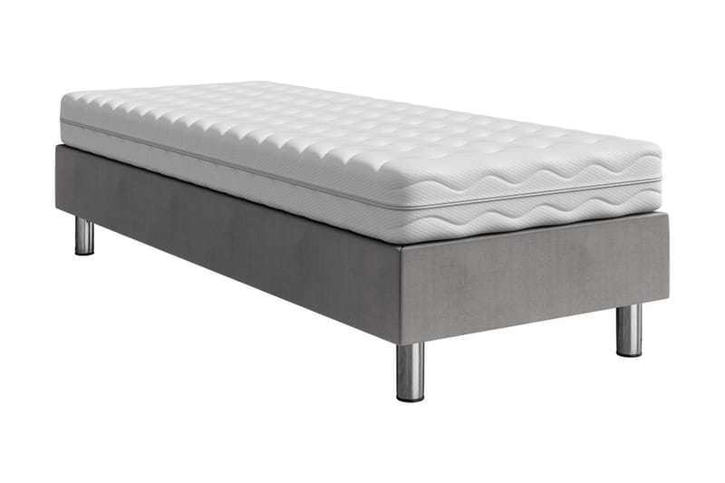 Jenkkisänky Forenza 80x200 cm - Harmaa - Huonekalut - Sänky - Sänkypaketti