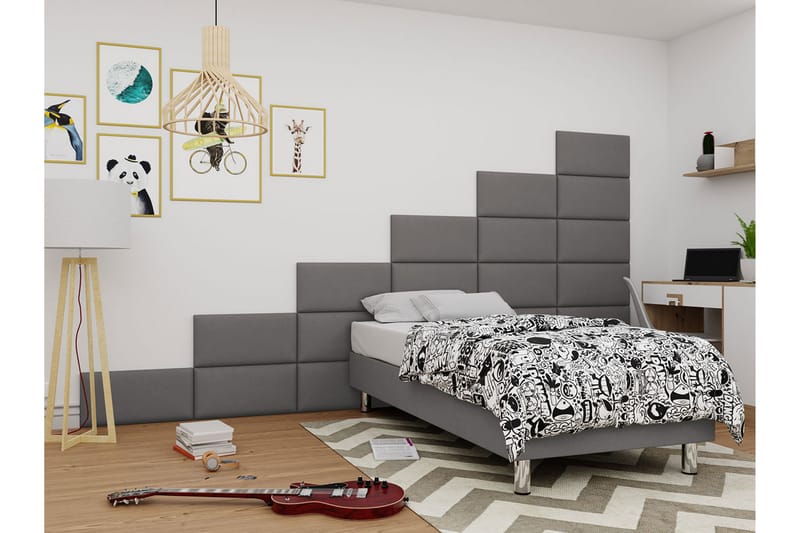 Jenkkisänky Forenza 80x200 cm - Harmaa - Huonekalut - Sänky - Sänkypaketti