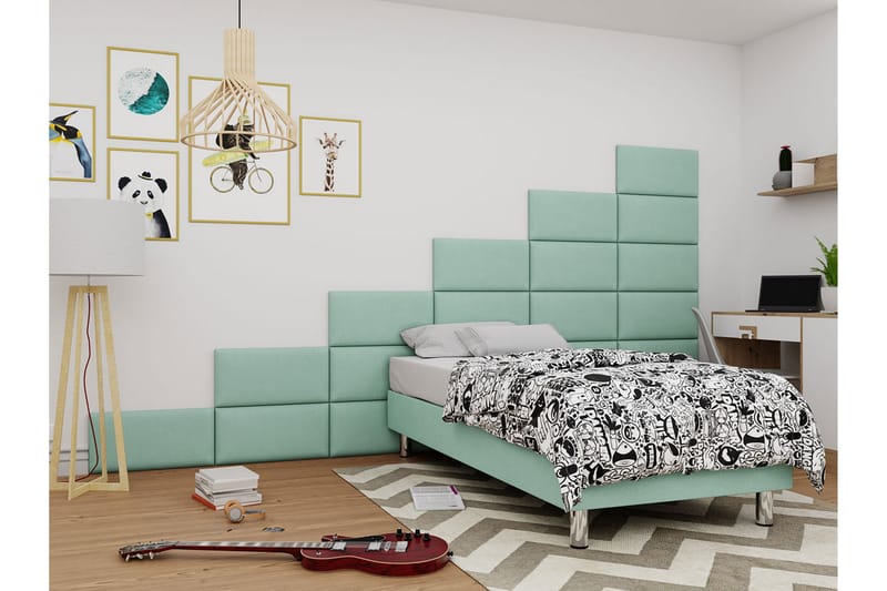 Jenkkisänky Forenza 80x200 cm - Vihreä - Huonekalut - Sänky - Sänkypaketti