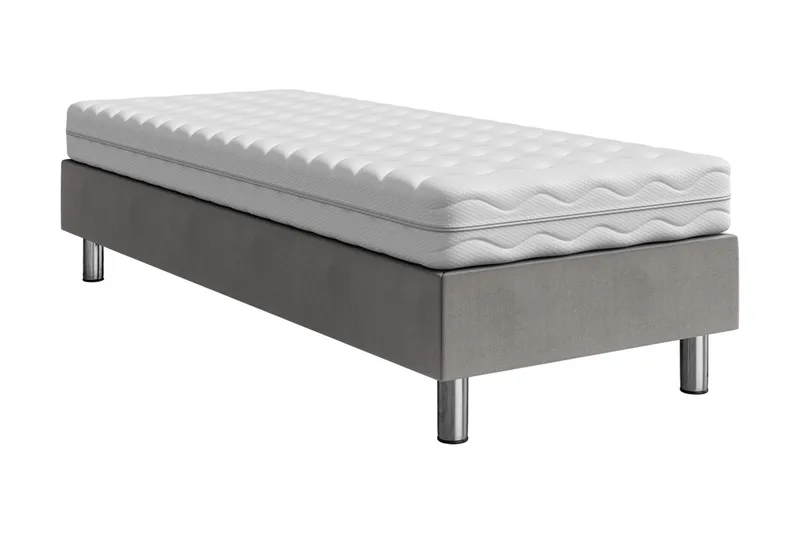 Jenkkisänky Forenza 90x200 cm - Harmaa - Huonekalut - Sänky - Sänkypaketti