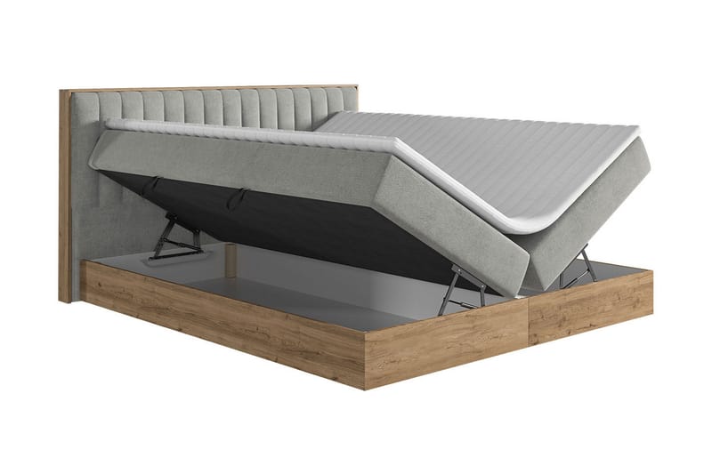 Jenkkisänky HARMONY 140x200 - Harmaa - Huonekalut - Sänky - Sänkypaketti